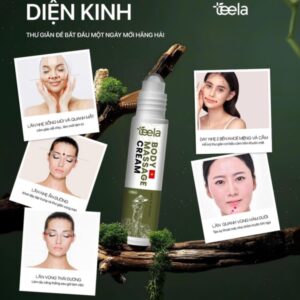 TEELA Diện Kinh Face & Body Massage Cream10ml Chăm Sóc Các Huyệt Đạo