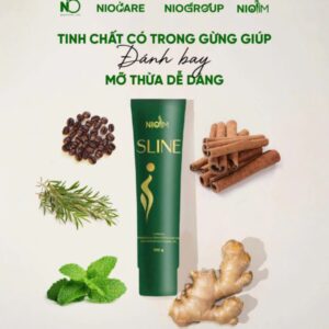 Kem Tan Mỡ Sline Nio Chính Hãng 100ml Giúp Vóc Dáng Thon Gọn