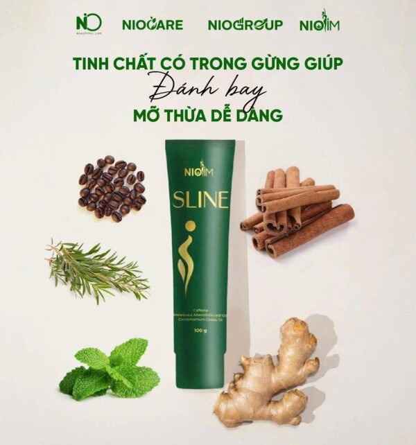 Kem Tan Mỡ Sline Nio Chính Hãng 100ml Giúp Vóc Dáng Thon Gọn
